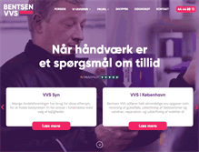 Tablet Screenshot of bentsenvvs.dk